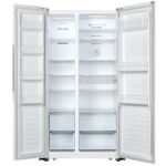 Ledusskapis ar saldētavu Hisense RS677N4BWE Side-by-Side, 179x91cm, NoFrost, Multiflow