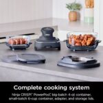 Karstā gaisa friteris Ninja CRISPi 4-in-1 FN101EUGY, 1700W, 1.4+3.8l, Stikla