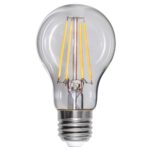 LED spuldze dekoratīva Star Trading E27 A60 Clear, 8W, 1000lm, 2700K, IP44
