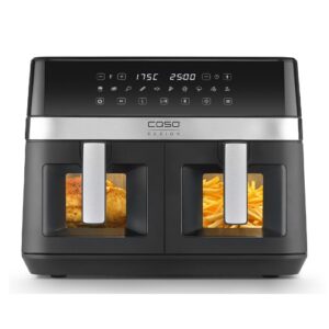 Karstā gaisa friteris/cepeškrāsns Caso Design AirFry DuoChef, 2200W, 2x5.5l/14l, 10prog.
