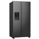 Ledusskapis ar saldētavu Hisense RS5P535NTFE Side-by-Side, 179x91.5cm, NoFrost, SuperFrost