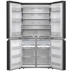Ledusskapis ar saldētavu Hisense RQ758N4SBFE 4-Door, 179x91.2cm, NoFrost, Triple Zone, ConnectLife