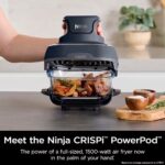 Karstā gaisa friteris Ninja CRISPi 4-in-1 FN101EUGY, 1700W, 1.4+3.8l, Stikla