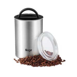 Kafijas uzglabāšanas trauks Sage the Bean Keeper Coffee Canister™ SES030 BSS, 500g, Airscape®, Ner. tērauda