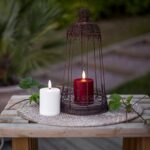 LED āra svece Star Trading Candle Flamme Paula, 10cm, ar taimeri, ar krēslas sensoru, 2xC