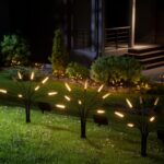 LED gaismekļi ar saules bat. 2gb. Nanoleaf Solar Garden Lights, 95cm, 16LED, RGBW, 11 režīmi, IP65, ar pulti