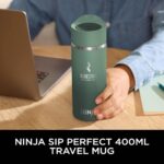 Termokrūze Ninja Sip Perfect DW1603EUUKGN, 400ml, Ner. tērauda, zaļa