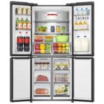 Ledusskapis ar saldētavu Hisense RQ5P470SAFE 4-Door, 179x79.4cm, NoFrost, Triple Zone, ConnectLife