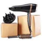 Matu fēns ar piederumiem Remington Salon Smooth Hairdryer Gift Pack D6960GP, 2100W DC
