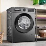 Veļas mašīna Bosch Serie 6 WGG244RFSN, 9kg, 1400 apgr./min., i-DOS, Iron Assist, Pelēka