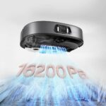 Putekļu sūcējs robots ar mazgāšanu Midea V15 Pro Black, 16200Pa, 5200mAh, FlexiRise™, FlexiRazor Anti-Hair