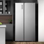 Ledusskapis ar saldētavu Hisense RS677N4BIE Side-by-Side, 179x91cm, NoFrost, Multiflow