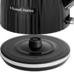 Elektriskā tējkanna Russell Hobbs Eden Black Chrome 27361-56, 3000W, 1.7l, Melna
