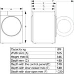 Veļas mašīna ar žāvētāju Hisense WD3S8043BW3, 8/5kg, 1400 apgr./min., Steam Wash, Auto Wash