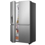 Ledusskapis ar saldētavu Hisense RS818N4TIE Side-by-Side, 179x91cm, NoFrost, Water&Ice, ConnectLife