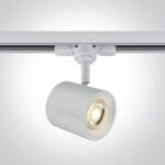LED sliedes gaismeklis 3F One Light MR16 GU10 Track Lights, 96mm, Max. 20W, IP20, Balts