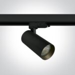 LED sliedes gaismeklis 3F One Light MR16 GU10 Track Lights, Dark Light, 120mm, Max. 10W, IP20, Melns