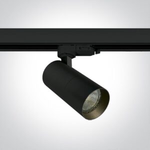 LED sliedes gaismeklis 3F One Light MR16 GU10 Track Lights, Dark Light, 120mm, Max. 10W, IP20, Melns