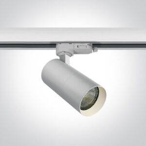 LED sliedes gaismeklis 3F One Light MR16 GU10 Track Lights, Dark Light, 120mm, Max. 10W, IP20, Balts