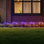 LED gaismekļi ar saules bat. 2gb. Nanoleaf Solar Garden Lights, 95cm, 16LED, RGBW, 11 režīmi, IP65, ar pulti