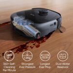 Putekļu sūcējs robots ar iebūvētu paklāju un mēbeļu tīrītāju Eufy OMNI E28 T2352G11, 20000Pa, HydroJet™