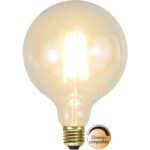 LED spuldze filament Star Trading E27 G125 Soft Glow, 3.6W, 320lm, 2100K, DIM, IP20
