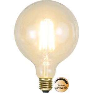LED spuldze filament Star Trading E27 G125 Soft Glow, 3.6W, 320lm, 2100K, DIM, IP20