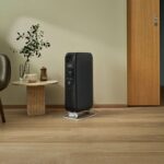 Viedais eļļas radiators Mill Gentle Air WiFi OIL1500WIFI3 Black GEN3, 1500W, 25m², ar aplikāciju