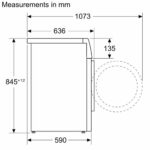 Veļas mazgājamā mašīna Bosch Serie 6 WGG246F1SN, 9kg, 1600 apgr./min., i-DOS, Iron Assist