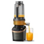 Blenderis ar sulas spiešanas moduli Philips Flip&Juice™ HR3770/10, 1500W piederumiem