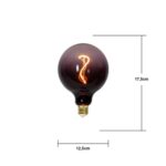 LED dekoratīvā spuldze Star Trading LED Lamp E27 G125 ColourMix, 4W, 60lm, 1600K, IP20, DIM