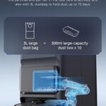 Putekļu sūcējs Robots ar mazgāšanu Midea V12 White, 5000Pa W, 5200mAh, LIDAR