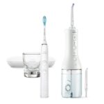 Elektriskā zobu birste un irigators Philips Sonicare Cordless Power Flosser DiamondClean 9000 HX3886/41, ar aplikāciju