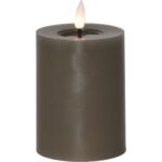 LED vaska svece Star Trading Flamme Flow, 12.5cm, 2xAA, ar taimeri, IP20, Mole