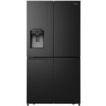 Ledusskapis ar saldētavu Hisense PureFlat RQ760N4SBFE side-by-side, 179×91.5cm, NoFrost, SuperFrost