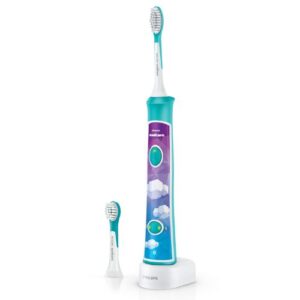 Elektriskā zobu birste bērniem Philips Sonicare For Kids HX6322/04, KidTimer, 8 dizaini, ar aplikāciju
