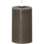 LED vaska svece Star Trading Flamme Flow, 15cm, 2xAA, ar taimeri, IP20, Mole