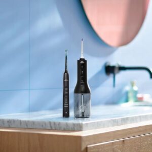 Elektriskā zobu birste un irigators Philips Sonicare Cordless Power Flosser HX3886/43 DiamondClean 9000, ar aplikāciju