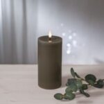 LED vaska svece Star Trading Flamme Flow, 17.5cm, 2xAA, ar taimeri, IP20, Mole