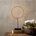 LED galda dekorācija Star Trading Wreath Nike, 43cm, 50LED, WW, IP20, 3xAA, ar taimeri