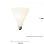 Dekoratīvā LED spuldze Star Trading E27 T145 Funkis, 5.6W, 420lm, 2600K, IP44, dimmējama