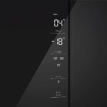 Ledusskapis ar saldētavu Bosch Serie 4 Side by side Glass Door KMC85LBEA, 189.5 x 85.5cm, NoFrost, VitaFresh