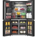 Ledusskapis ar saldētavu Hisense PureFlat RQ760N4SBFE side-by-side, 179×91.5cm, NoFrost, SuperFrost