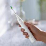 Elektriskā zobu birste Philips Sonicare 4100 Series HX3681/33, QuadPacer, ar spiediena sensoru