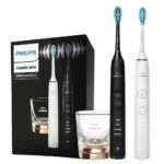 Elektriskās zobu birstes 2gb. Philips Sonicare DiamondClean 9000 HX9914/69, BrushSync, ar aplikāciju