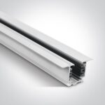 Iebūvējama apgaismojuma sliede One Light Square Track Recessed 40003R/W, 3m, 3-Phase, 16A, Balta