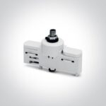 Strāvas adapteris apgaismojuma sliedei One Light Track adaptor 41002A/W, 6A, Balts