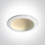 LED gaismeklis iebūvējams One Light The Dark Light Dome Reflector Die cast, 22W, 1550lm, 4000K, 225mm, IP20