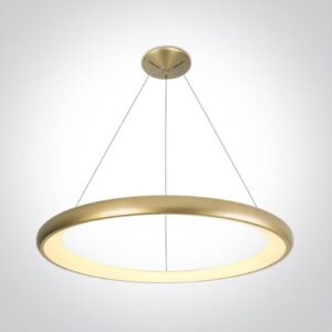 LED griestu gaismeklis One Light LED Pendant Rings 62144NB/BGL/V, 50W, 4250lm, 61cm, Triac DIM, CCT V, IP20