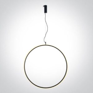 LED griestu gaismeklis One Light Black Ring 63152C/B/W, 40W, 2800lm Triac DIM, 3000K, 80cm, IP20